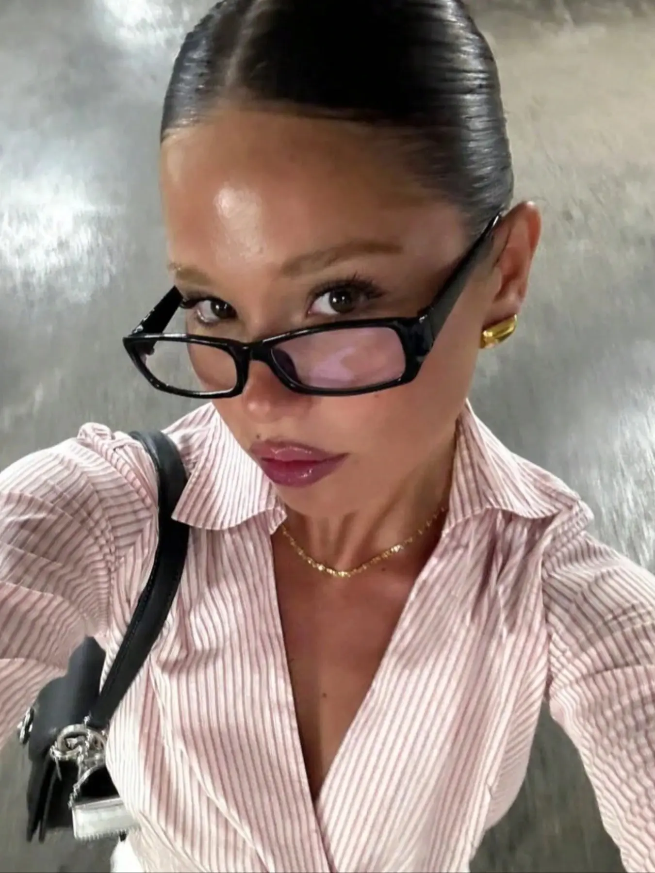 Women's Casual Rectangular Fashion Glasses, Anti-Blue Light, Retro Y2K Style, Daily Commuter Wear, PC Frame, All Seasons, Vintage Style Glasses
