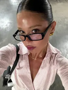 Women's Casual Rectangular Fashion Glasses, Anti-Blue Light, Retro Y2K Style, Daily Commuter Wear, PC Frame, All Seasons, Vintage Style Glasses