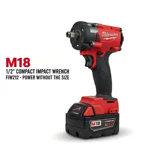 Milwaukee M18 FIW212 18V 1/2-In Impact Wrench for Automotive Service