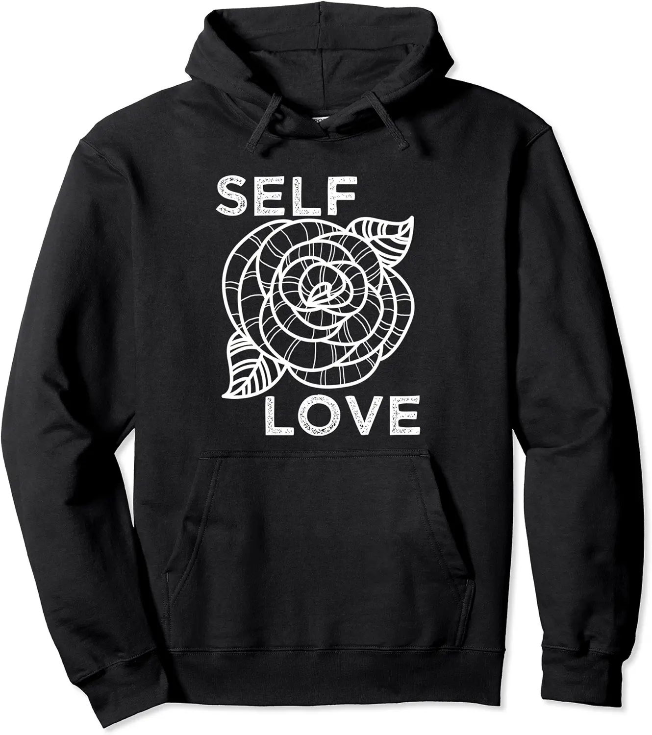 Self Love Rose Flower Self Care Quotes Motivational Speaker Pullover Hoodie - Arturopell Shop 75B0CLWMMM57