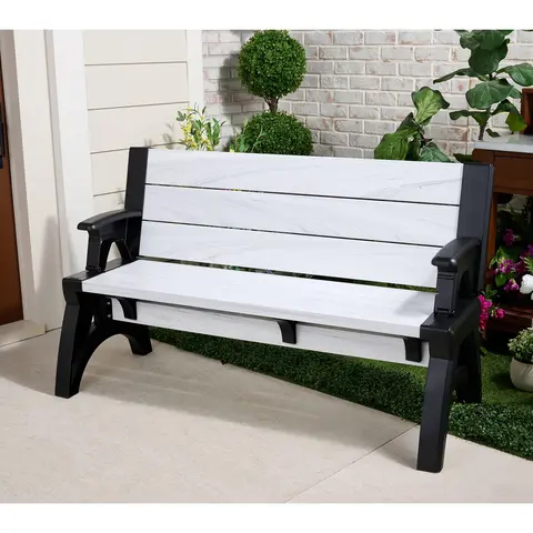 Convert-a-Bench Gen II XL Designer Series Bench-to-Table  Modern Outdoor Patio Furniture Stool Chairs
