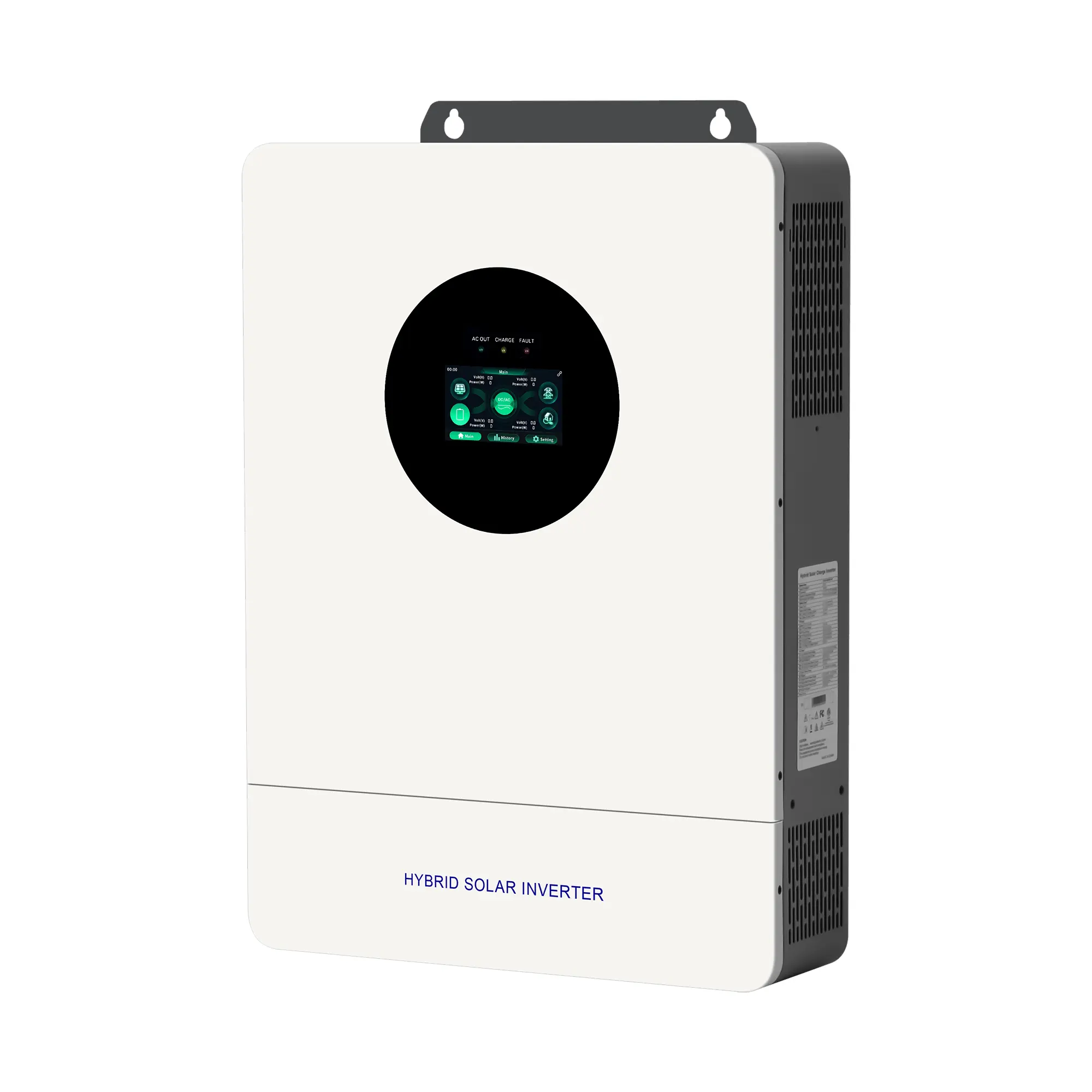 12KW 48V Hybrid Solar Inverter Split Phase 120V/240V Dual MPPT 200A PV Charge 6 Parallel Support 12000VA Split Phase Output Pure Sine Wave For Home/Commercial Solar Systems