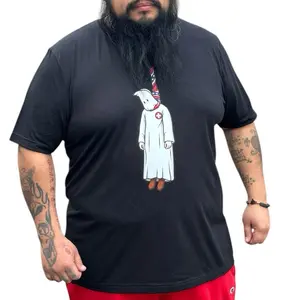 Kill the Klan TShirt - Black Short Sleeve Crew Neck T-Shirt with Graphic Design