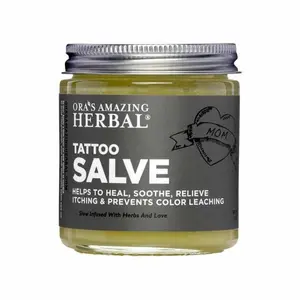 Tattoo Salve, 4oz - Reduce Healing Time and Soothe Itch on New Ink, Tattoo Aftercare Balm
