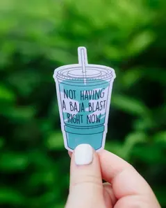 Not Having a Blast Right Now Water Proof Sticker waterproof vinyl, Laptop Water Bottle Decal Sticker