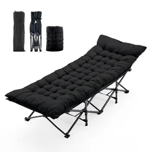 Folding Camping Cot with Mattress, Heavy Duty Folding Sleeping Cot, Portable bed Cots for Traveling, Camp