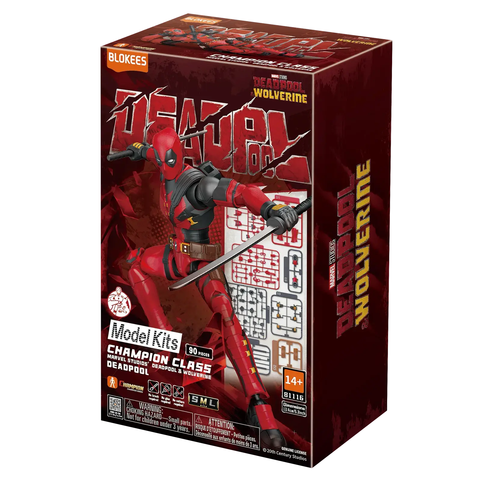 Blokees Marvel Deadpool & Wolverine Champion Class 04 Deadpool Blokees Marvel Deadpool & Wolverine Champion Class 04 Deadpool