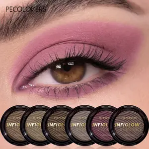 Shimmering Matte Eyeshadow Palette Highly Pigmented Shades Green Brown Glitter Highlighter Buildable Day to Night Looks, Waterproof & Sweatproof Formula for Music Festival