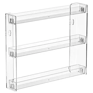 3 Layer Blind Box Storage Display Rack, Cosmetic Organizer, Cosmetic Display Stand, Wall Mounted Figure Showcase, Transparent Multi-Layer Cute Bead Strips, Color Card Holder, Organized Storage