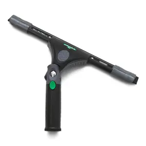 Unger Ninja Squeegee Complete ErgoTec with 40-degree Swivel Handle TriLoc Locking Mechanism Lightweight Aluminium Channel