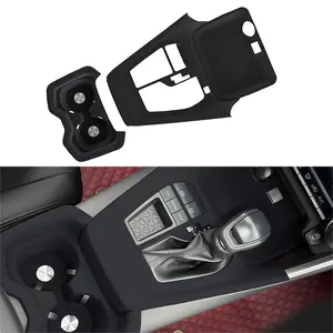 Silicone CenterWater Cup Holder&Protective Cover Pad & Cup Insert for Interior Decoration,for Toyota RAV4 2020 2021 2022 2023 2024 2025,Car Anti-Scratching Protective Cover (Black)