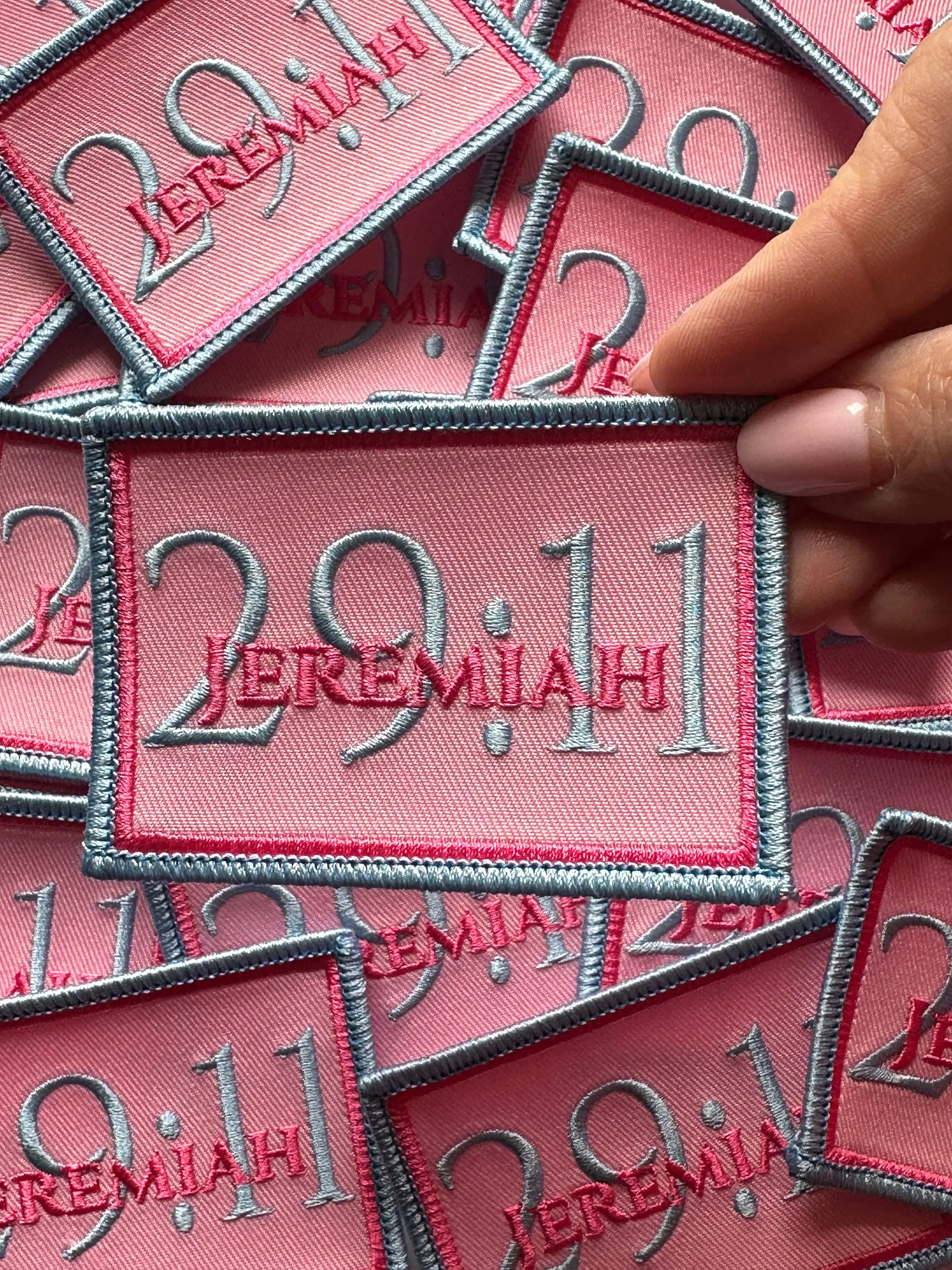 Jeremiah 29:11, faith patch, christian patches, church patch, hat patches, cute patches