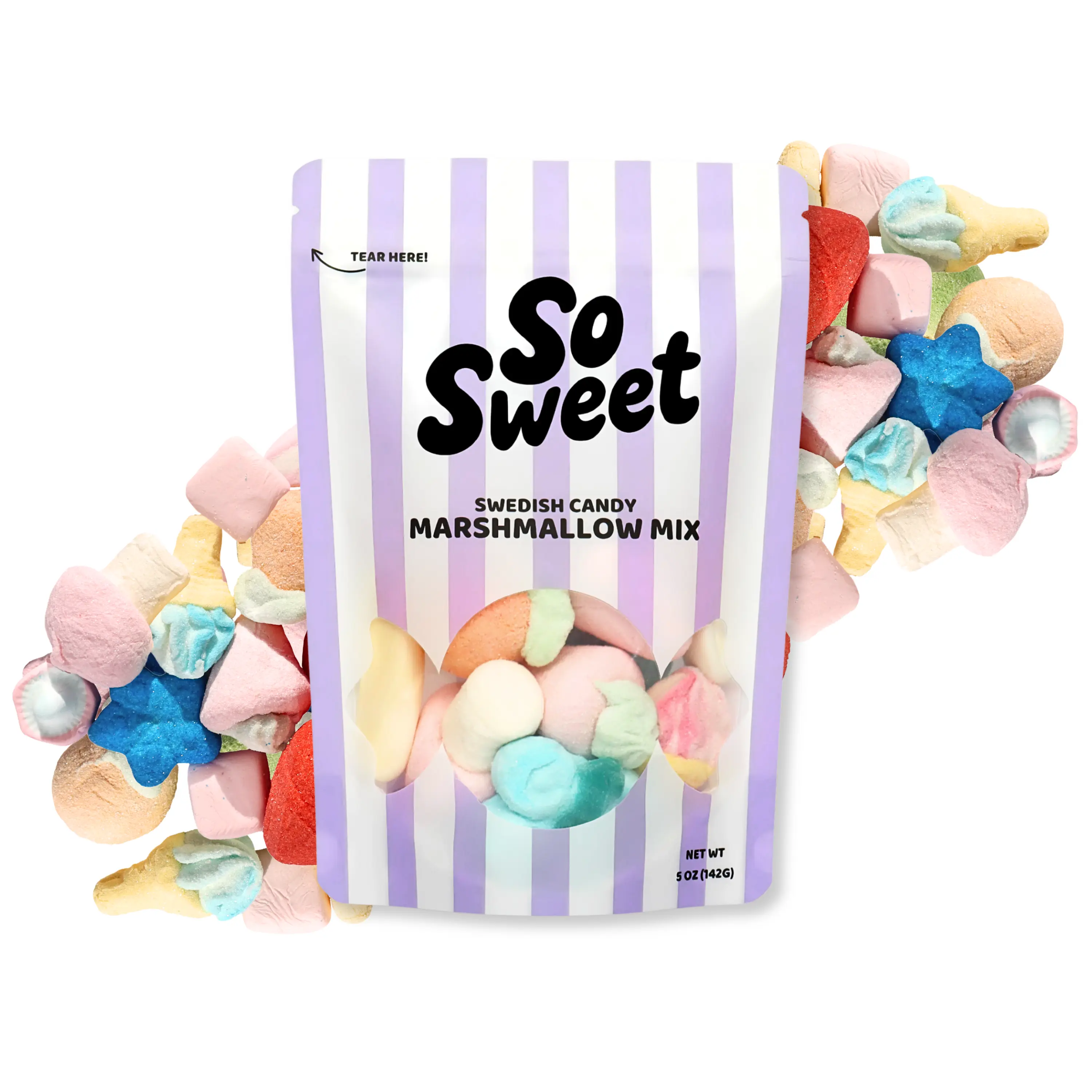 SoSweet Swedish Candy Marshmallow Mix (5oz) SoSweet Swedish Candy Marshmallow Mix (5oz)