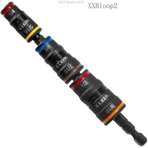 Tools 32933 Impact Driver, SAE 7-in-1 Impact Rated Socket Set, 3 Flip Sockets with 6 Hex Driver Sizes and 1/4-Inch Bit Holder, 5-Inch ShaftEverlanelnspired17XXBloop210XXAllDayGoods7