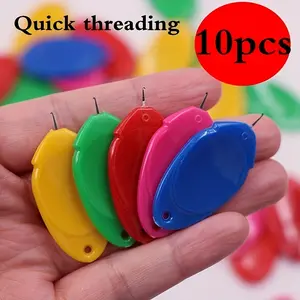 10 pieces of color automatic thread threading machine, convenient for manual sewing - fast and accurate multi-color threading tool