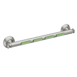 Banbury® 18" Glow-in-the-Dark Grab Bar Spot Resist™ Brushed Nickel