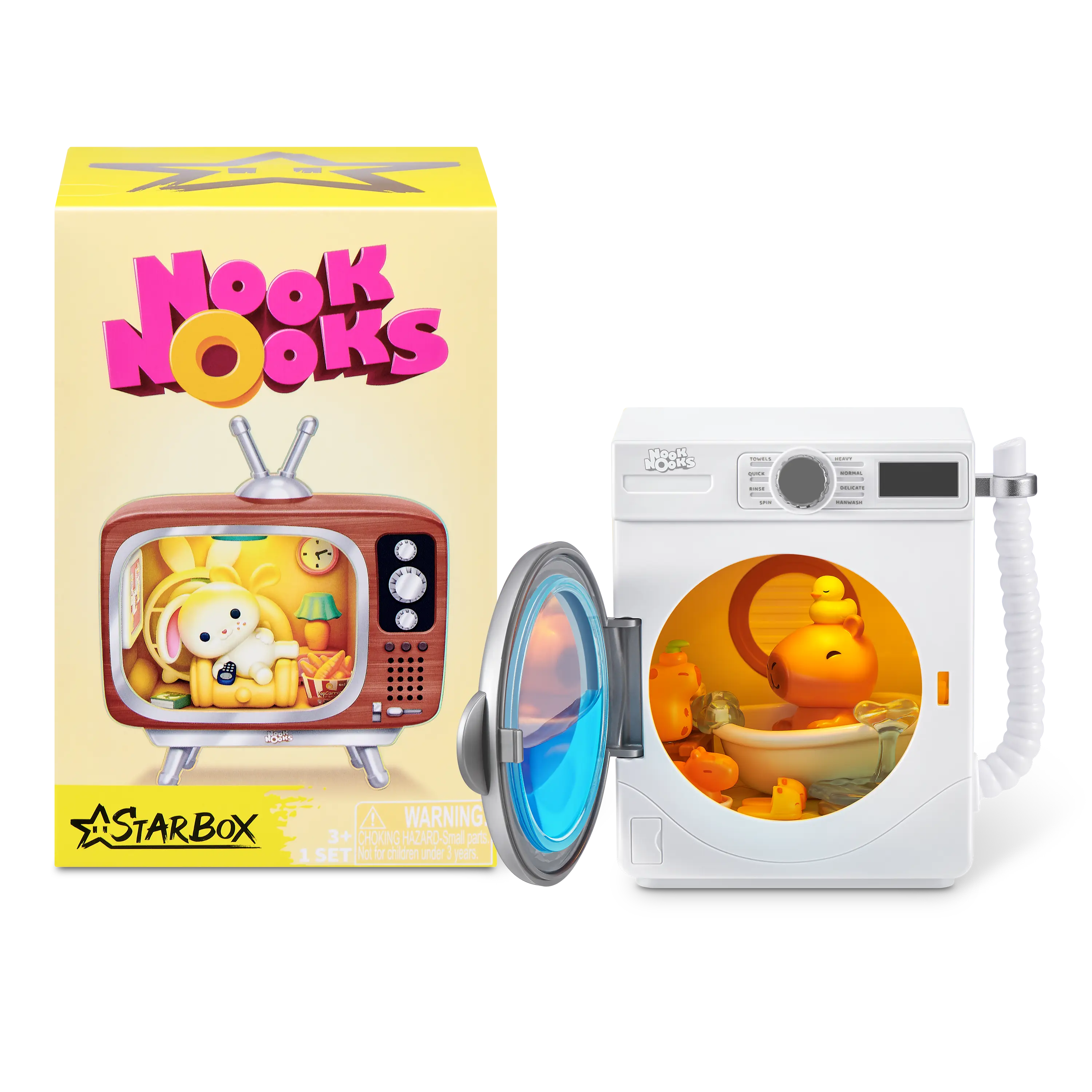 Starbox Nook Nooks Series 1 Blind Box Collectible by Starbox - Mini Collectible Animal Figurines with Themed Scenes and Surprise Accessories