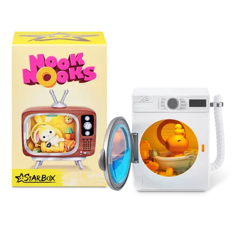 Starbox Nook Nooks Series 1 Blind Box Collectible by Starbox - Unisex Miniature Animal Figurines, Themed Scenes, Surprise Accessories, Blindbags, Unique Cool Gifts
