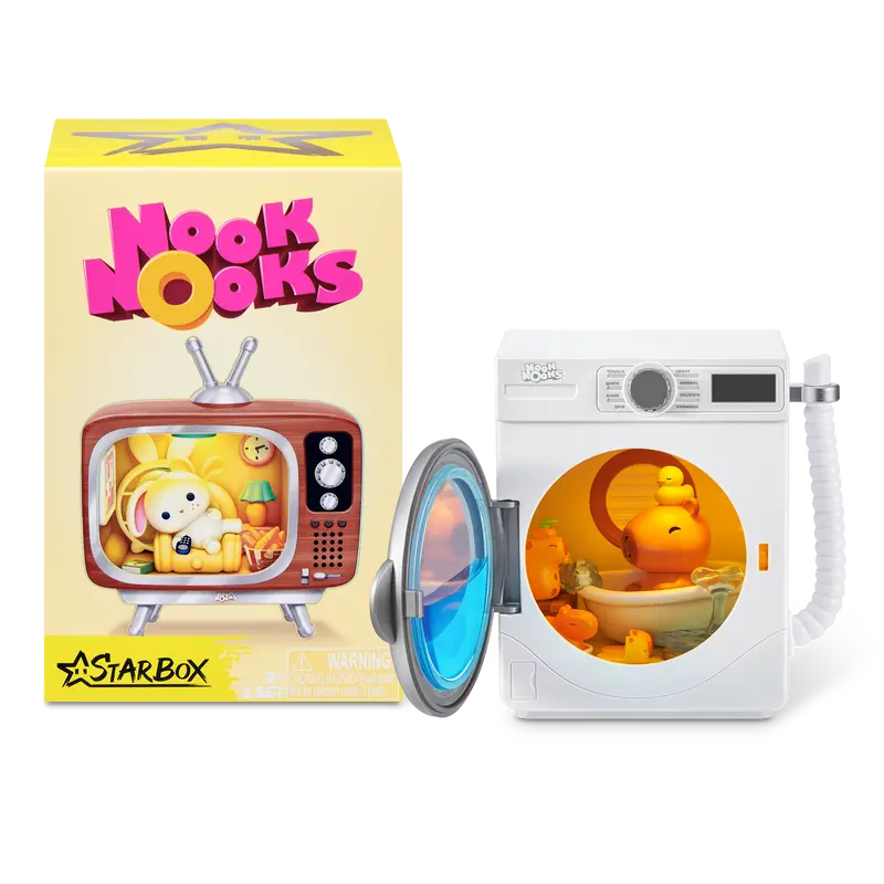 Starbox Nook Nooks Series 1 Blind Box Collectible by Starbox - Unisex Miniature Animal Figurines, Themed Scenes, Surprise Accessories, Blindbags, Unique Cool Gifts