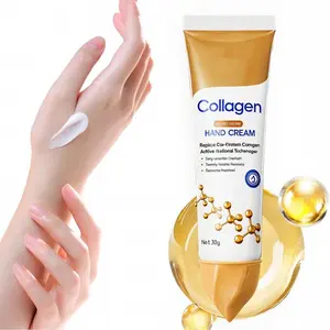 Collagen Anti-Wrinkle Hand Cream, Moisturizing Repair for Dry Cracked Hands, Nourishing Anti-Aging Hand Care, Softening & Anti-Dryness Treatment