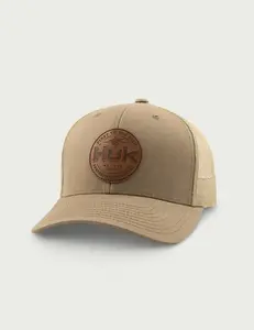 Leather Patch Trucker Hat