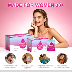 Biobor 5-in-1 Women’s Daily Wellness Packs  | Beauty, Stress, Immune & Bone Support | Biotin, Collagen, Ashwagandha, D3 K2 | 14 or 30 Day Supply