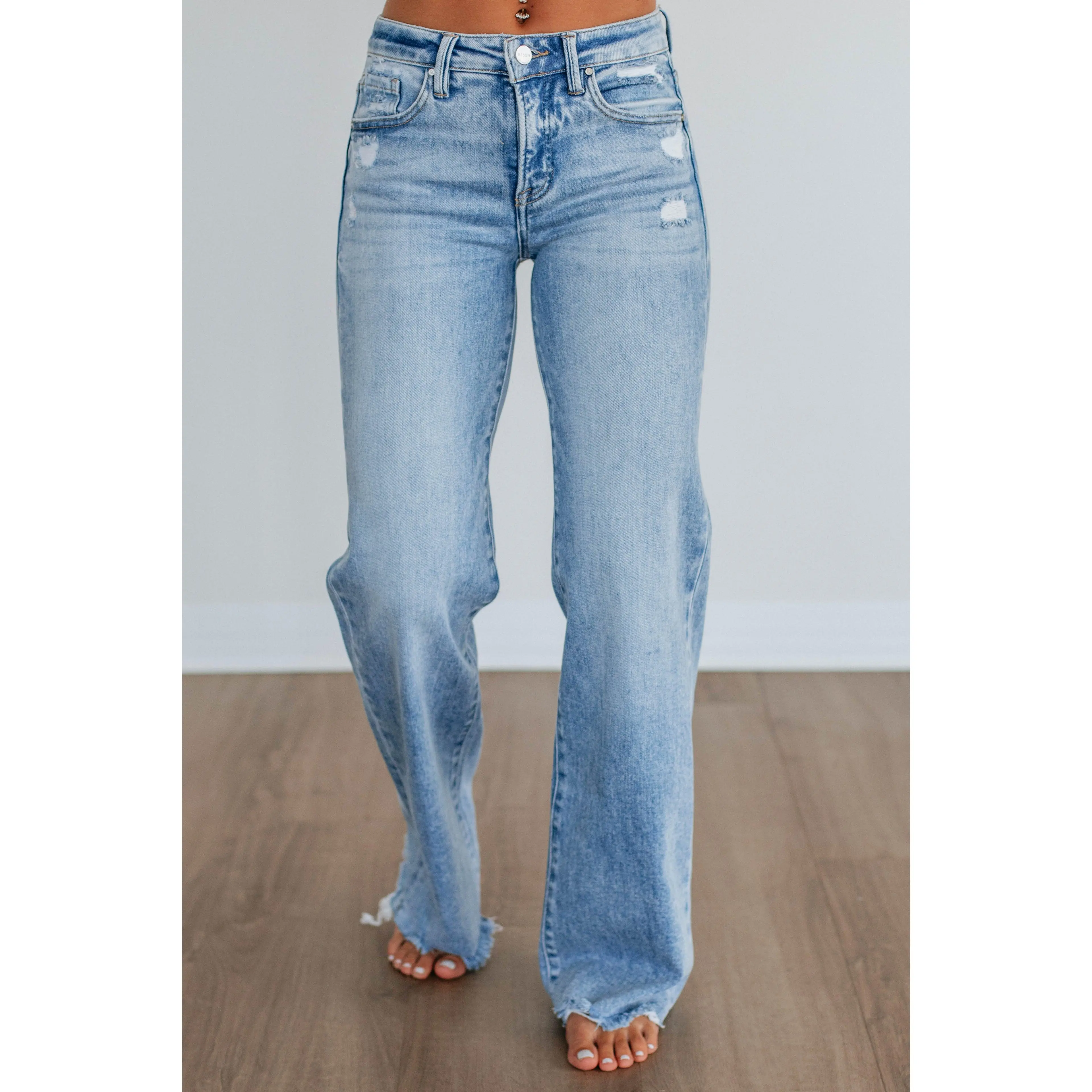 Adelyn Risen Jeans - Light Wash