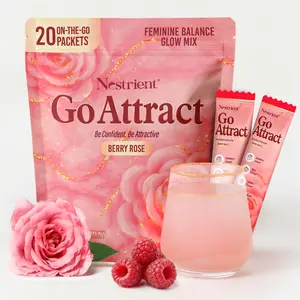 Nestrient Go Attract Women’s Probiotic Drink Mix - Inner Balance & Freshness, Berry Rose (20 Sticks) Nestrient Go Attract Women’s Probiotic Drink Mix - Inner Balance & Freshness, Berry Rose (20 Sticks)