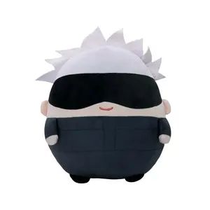 Cute Jujutsu Kaisen Plushie Chibi Round Stuffed Toy Collectible Set doll