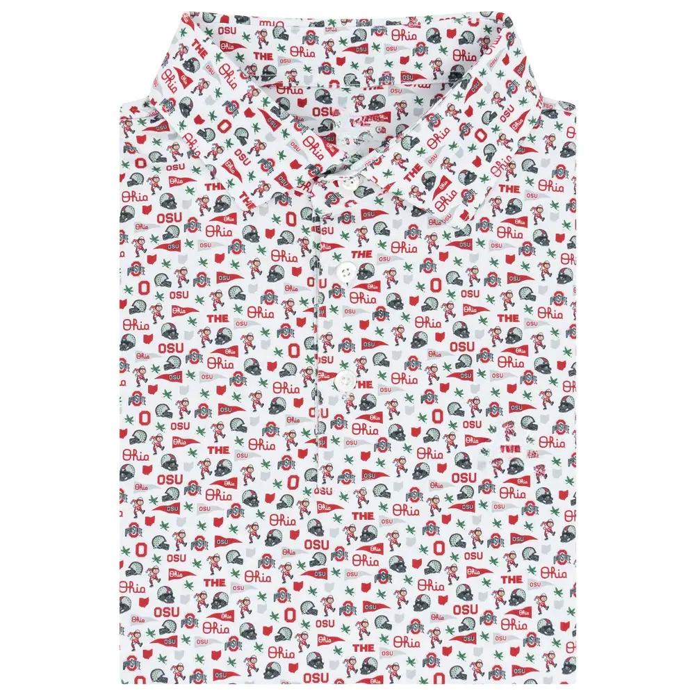 The Ohio State Gameday, Men's Short Sleeve Performance Polo,Gifs For Him And Her,Polo Golf 3D