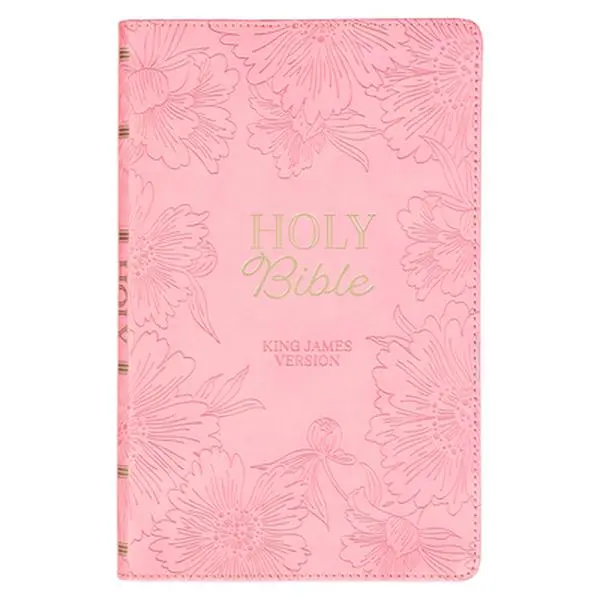 KJV Bible Gift Edition (Faux Leather, Light Pink) -- Christian Art Gifts, Leather / Fine Binding