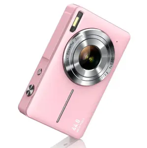 2026 New Upgraded 1.0 Portable Pocket Vlogging Camera with 32GB SD Card & Wrist Strap, Self Timer, Anti-Shake, 16X Digital Zoom, FHD 1080P Point & Shoot Camera for Daily Photography, Idea Holiday Gift