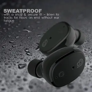 Bluetooth Wireless Headphones with Microphone - Running Earbuds with Dock Charger - INVISIBLE EARPHONES