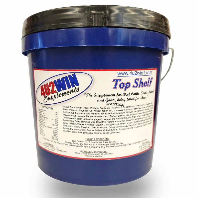 ACS Show Supplies I 4U2Win Top Shelf 10lb pail