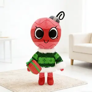 Gourdy Dandys World Gourdy Plush Toy Pebble Dandys World Vee Ribecca Soft Stuffed Doll Christmas Gift for Kids Adorable Characters with Remote and Microphone