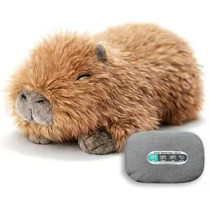 20" |     4 Pounds Capybara Weighted Stuffed Animals with Removable Unscented Microwavable Pouch, Cute Coolable Warmable Weighted Plush Gift for Kids & Adults