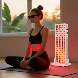 Red Light Therapy 5 Wavelengths Near Infrared Light Device 630/660/810/830/850nm Dual Chip Clinical Grade LEDs, Remote Control, Timer for Face, Body, Skin, Pain Relief 3 Years Warranty
