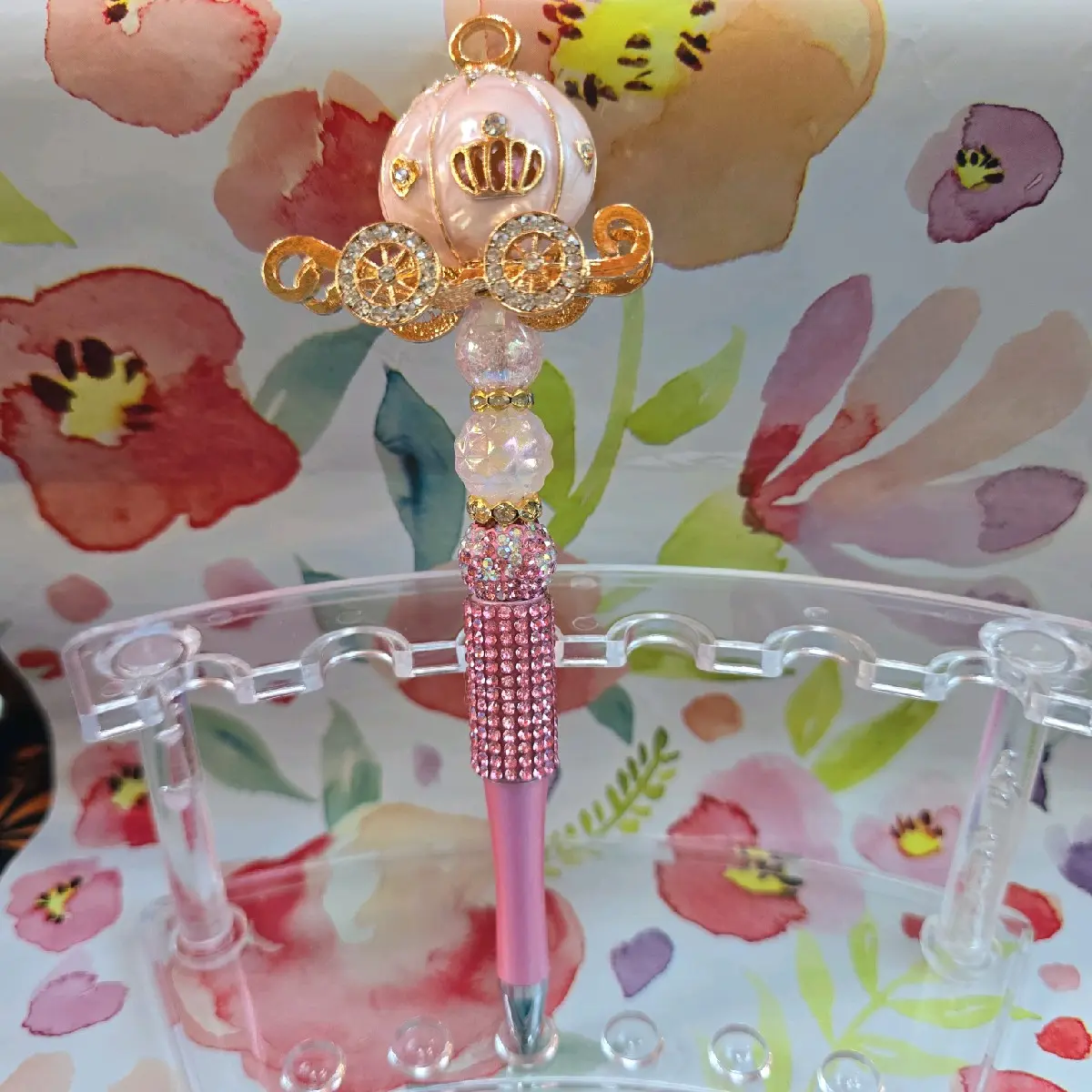 So Sparkly Boujee Carriage Pen