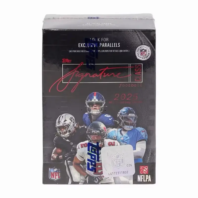 2025 Topps Signature Class Football Blaster Box Trading Cards