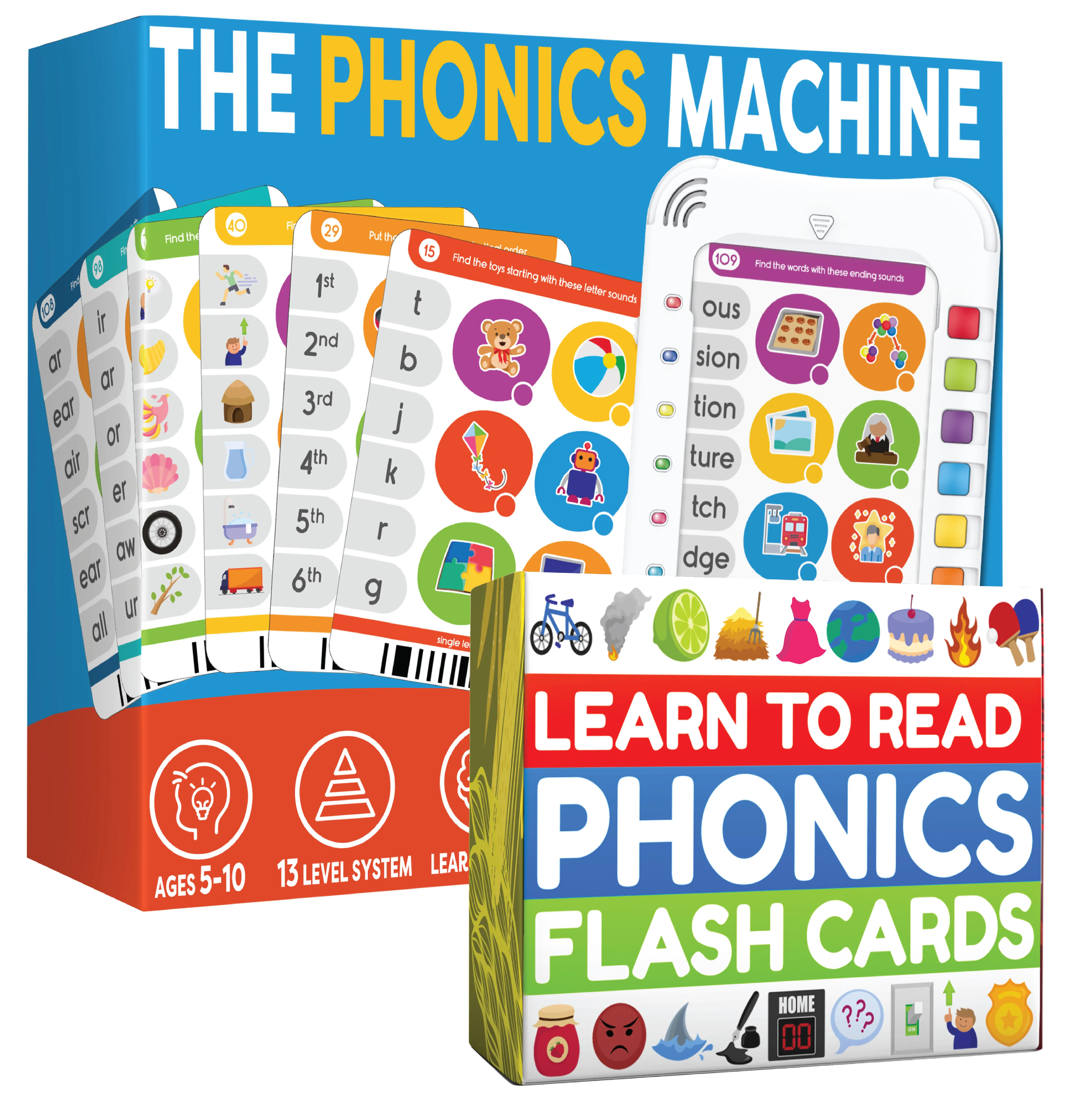 Phonics Bundle 1 - Flash Cards + Electronic Learning Pad