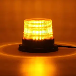 Car Truck Roof Top Warning Light,Emergency LED Strobe Light, Portable Warning Lighting Flashing Beacon,With Magnetic Base