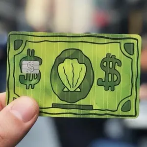 (2 Pack) Funny Sea Bucks Debit Card Skin High-Quality Vinyl Card Decal Credit Card Cover Scratch-Resistant Water-Resistant Everyday Accessories