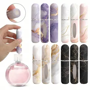 Mini Refillable Perfume Atomizer Bottle Set for Travel and Outings, Portable Mist Sprayer for Scent Sampling Parties, Unique Gift for Friends, Sample Vials