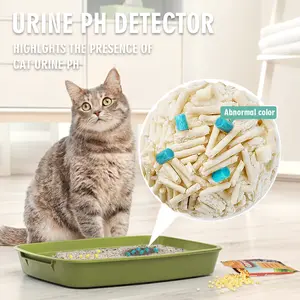 Cat Litter with Color Changing Indicator Particles, Fast Clumping, Low Dust & Odor Control for Indoor Cats