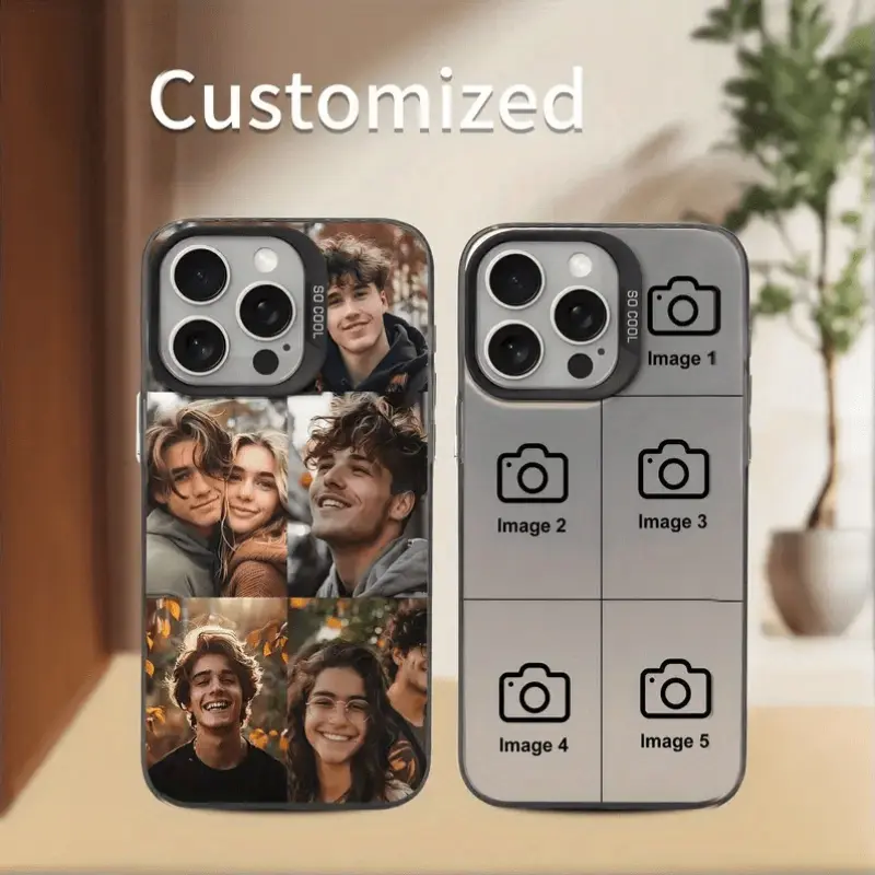 Customizable Matte Black TPU Cellphone Protection Case - Phone Accessories, Chic Casing Cover for iPhone XR,11,13,14,15,16 Pro Max, Simple Personalized Wedding Gift for Friends