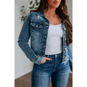 Gemma Risen Denim Jacket - Medium Wash
