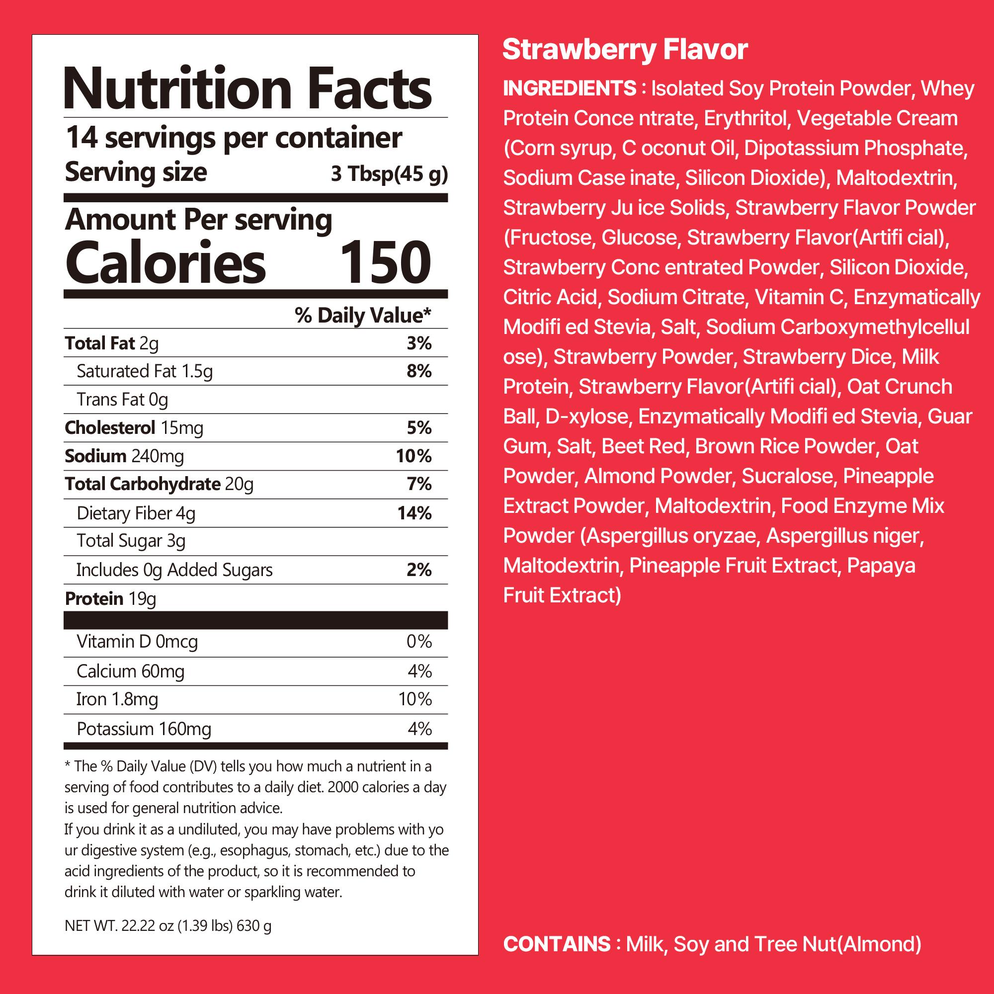 [Fullight Official] Flimeal Protein Shake – High in American-Made Protein, Low Sugar, Keto-Friendly Meal Replacement with Crunchy Protein Crisps, 22.22oz, 14 Servings Drink Mix Pre Workout Drink