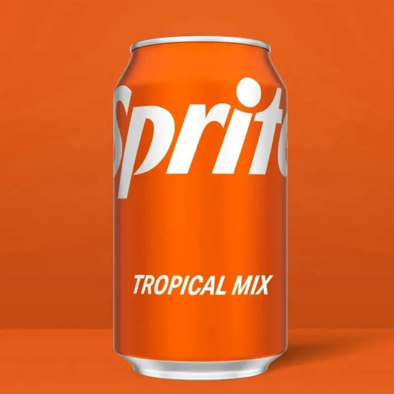 Sprite Tropical Mix Flavor Soda- 1 Can 12 Fl Oz