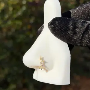 Flower vine nose hoop