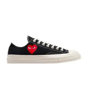 Comme des Garçons PLAY x Chuck 70 Low 'Single Heart - Black'